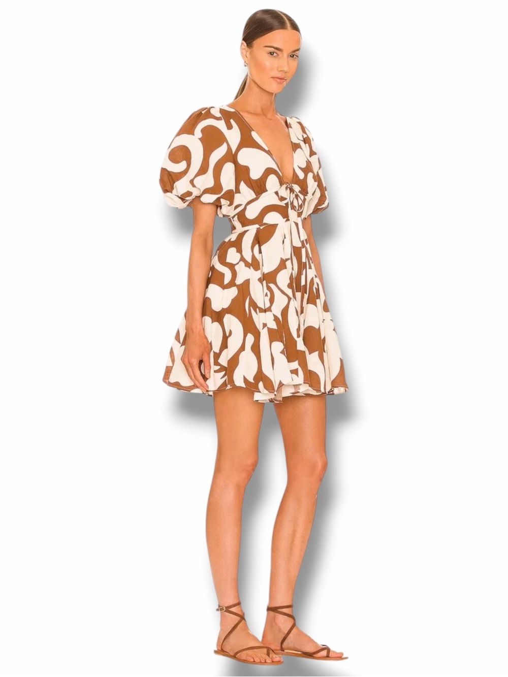 House of Harlow 1960 Madeline Free Spirit Linen Dress